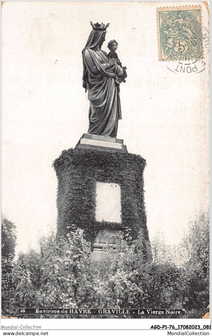 AGDP1-76-0042 - Environs Du HAVRE - GRAVILLE - La Vierge Noire  - Graville