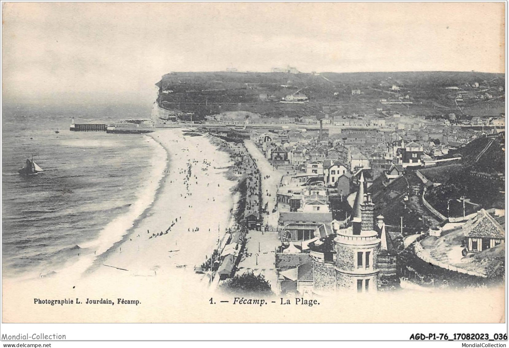 AGDP1-76-0019 - FECAMP - La Plage  - Fécamp