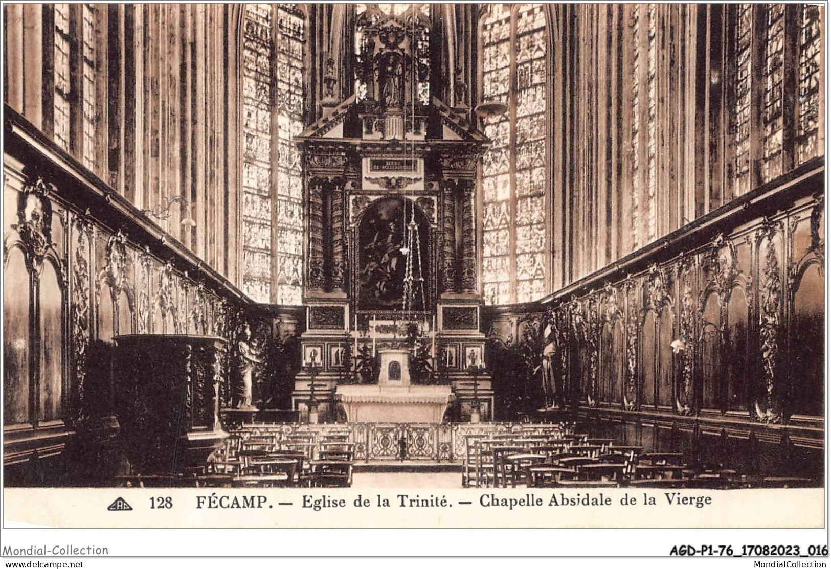 AGDP1-76-0009 - FECAMP - église De La Trinité - Chapelle Absidale De La Vierge  - Fécamp