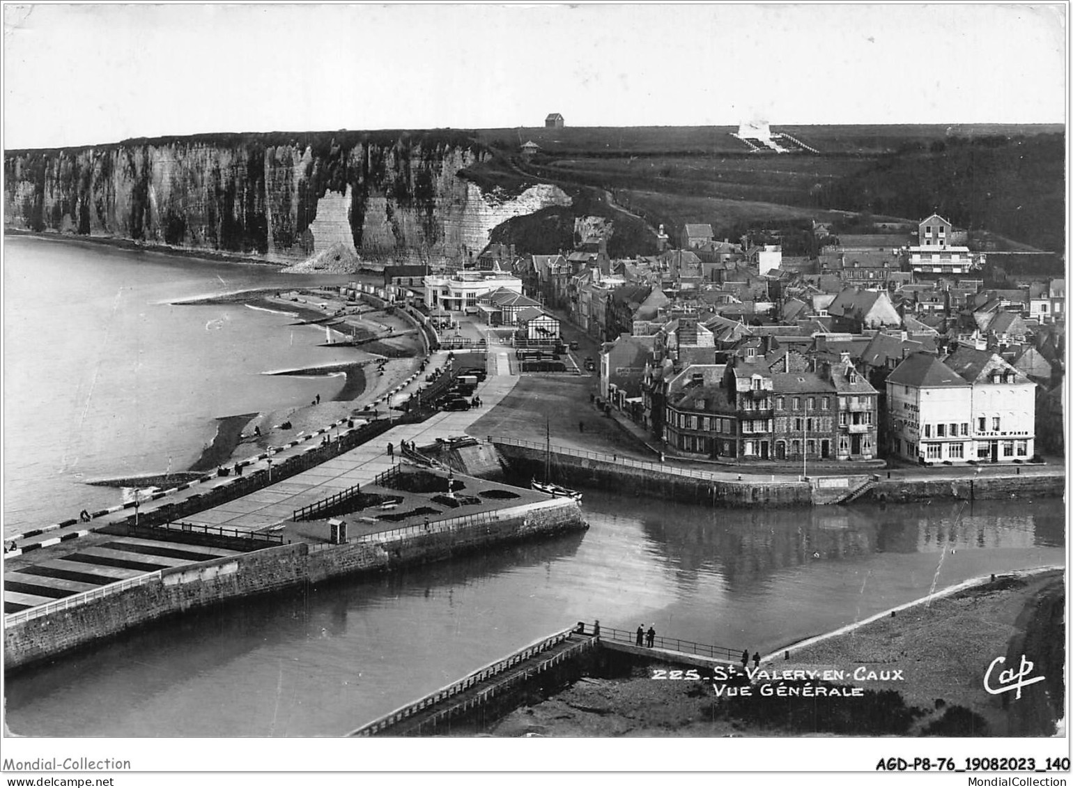 AGDP8-76-0676 - SAINT-VALERY-EN-CAUX - Vue Générale  - Saint Valery En Caux