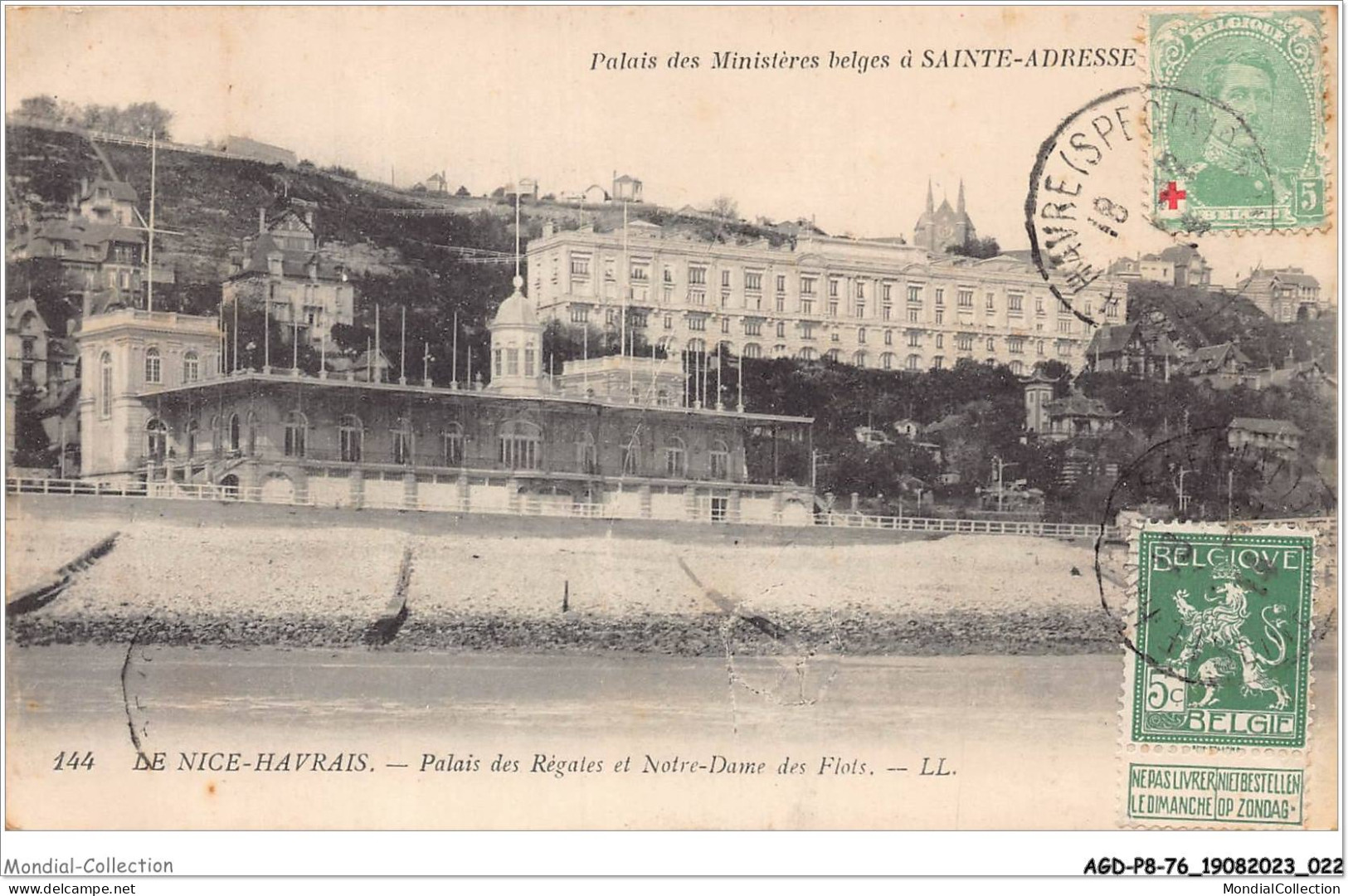 AGDP8-76-0617 - Palais Des Ministères Belges à SAINTE-ADRESSE - Sainte Adresse