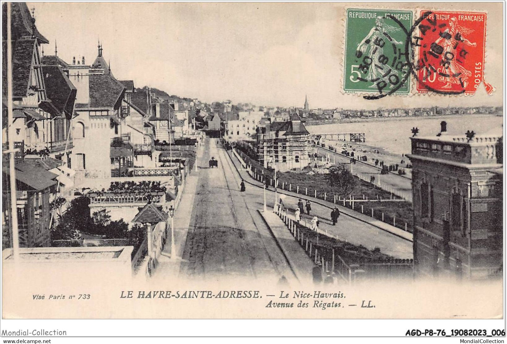 AGDP8-76-0609 - LE HAVRE-SAINTE-ADRESSE - Le Nice-havrais - Avenue Des Régates  - Sainte Adresse