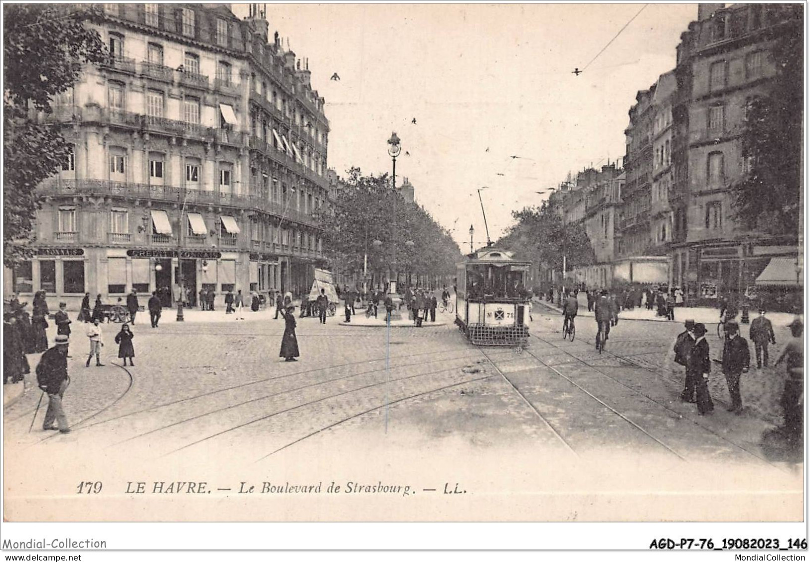 AGDP7-76-0596 - LE HAVRE - Le Boulevard De Strasbourg  - Graville