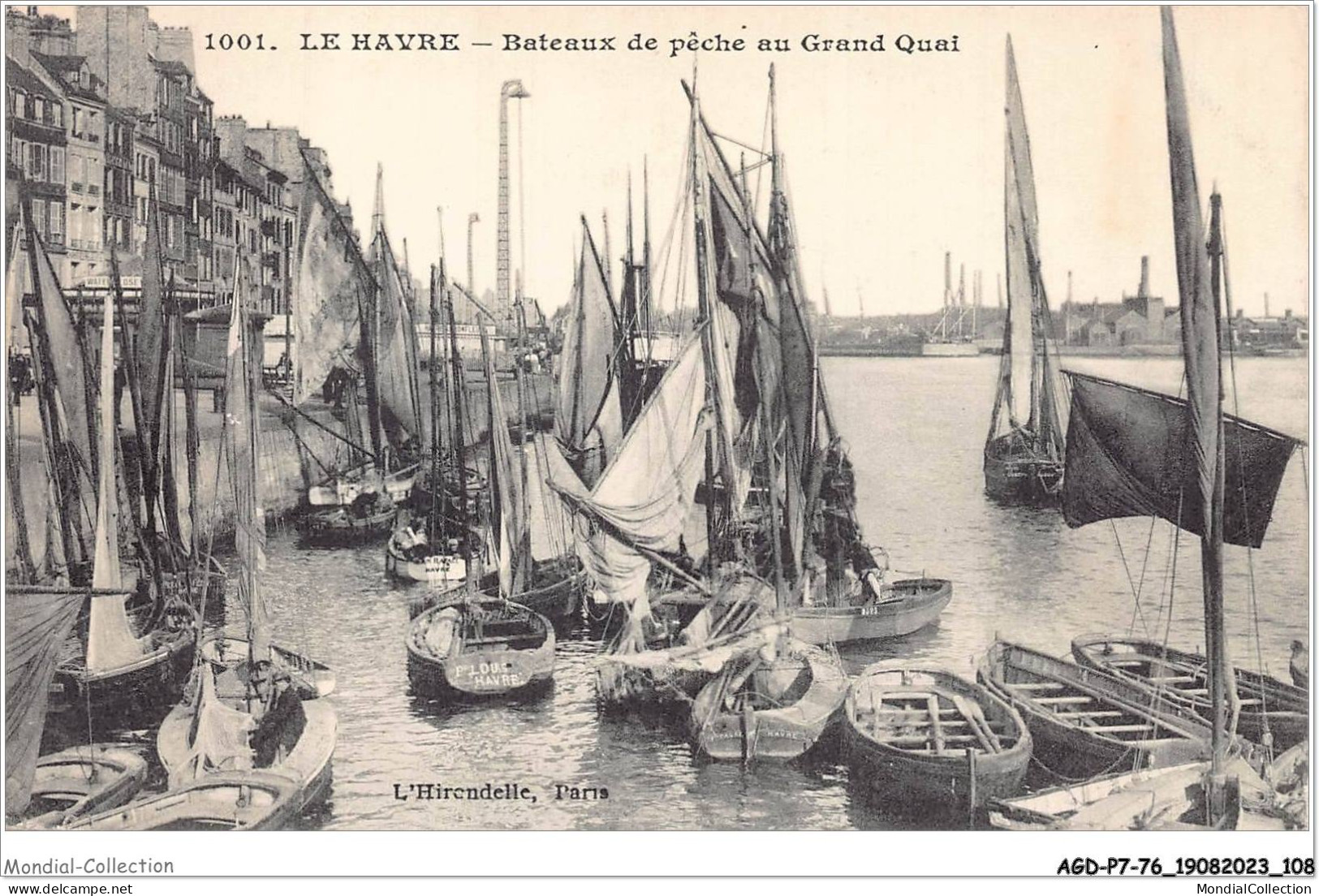 AGDP7-76-0577 - LE HAVRE - Bateaux De Peche Au Grand Quai  - Port
