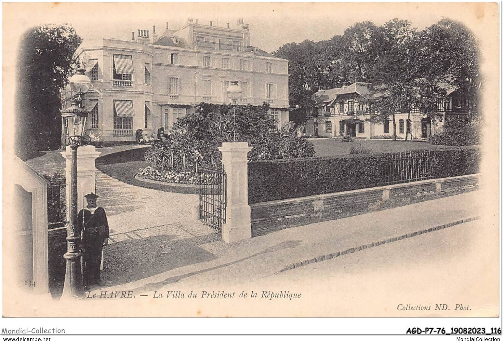 AGDP7-76-0581 - LE HAVRE - La Villa Du Président De La République  - Graville