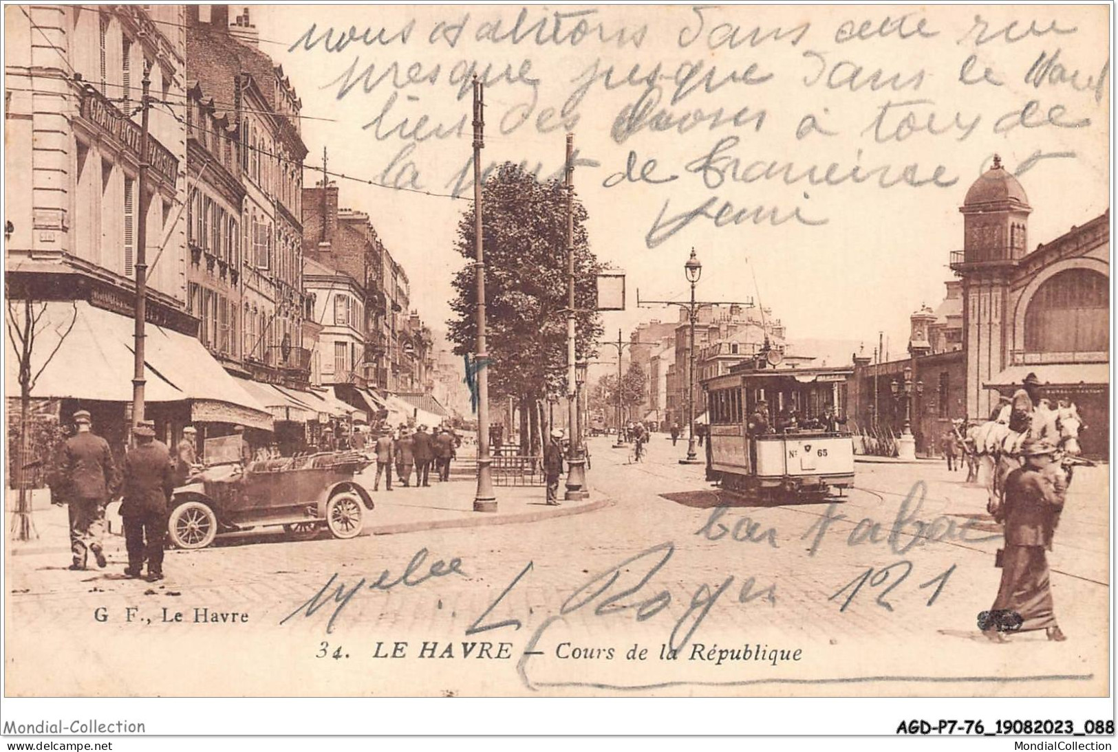 AGDP7-76-0567 - LE HAVRE - Cours De La République  - Graville