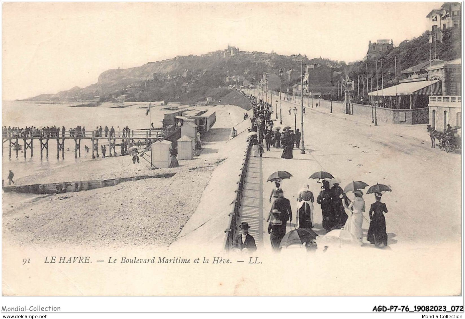 AGDP7-76-0559 - LE HAVRE - Le Boulevard Maritime Et La Hève  - Cap De La Hève