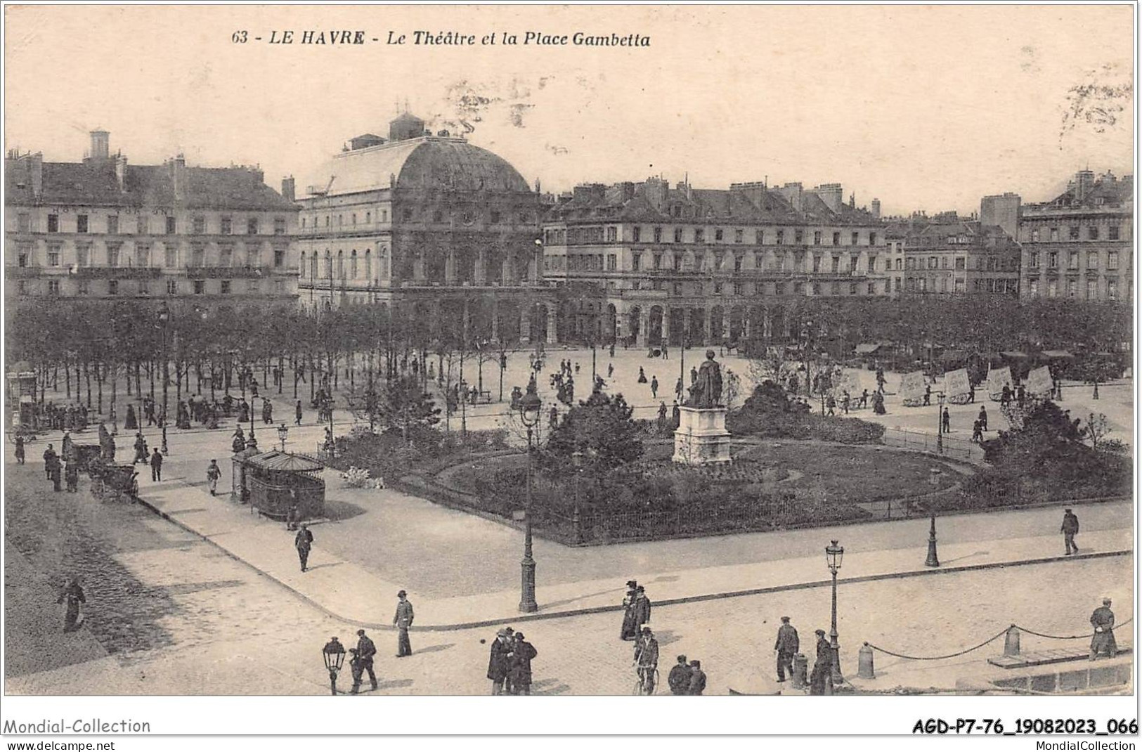 AGDP7-76-0556 - LE HAVRE - Le Théatre Et La Place Gambetta  - Graville