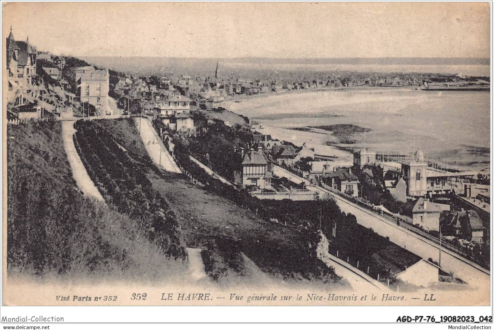 AGDP7-76-0544 - LE HAVRE - Vue Générale Sur Le Nice-havrais Et Le Havre  - Sainte Adresse