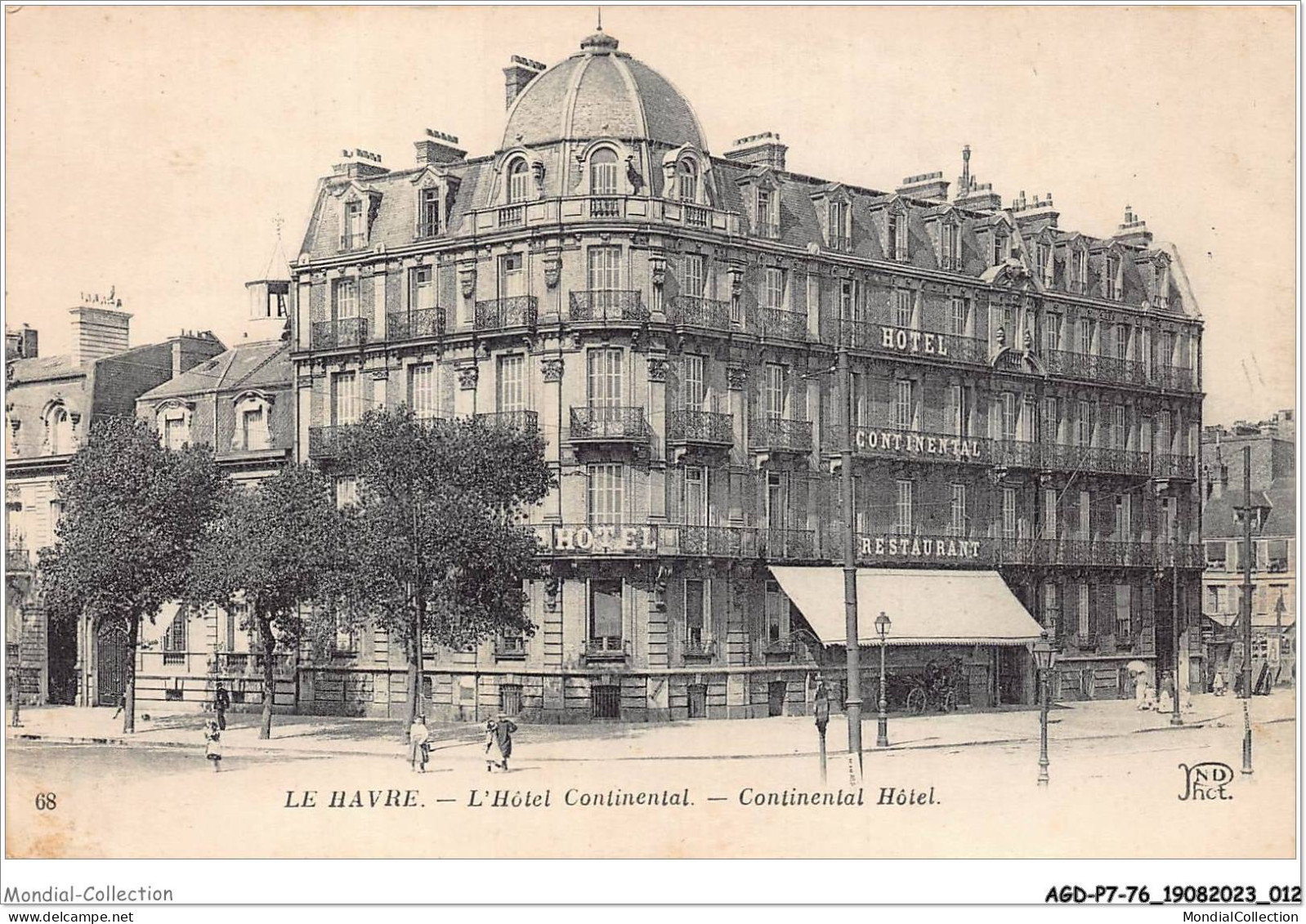 AGDP7-76-0529 - LE HAVRE - L'hôtel Continental  - Graville