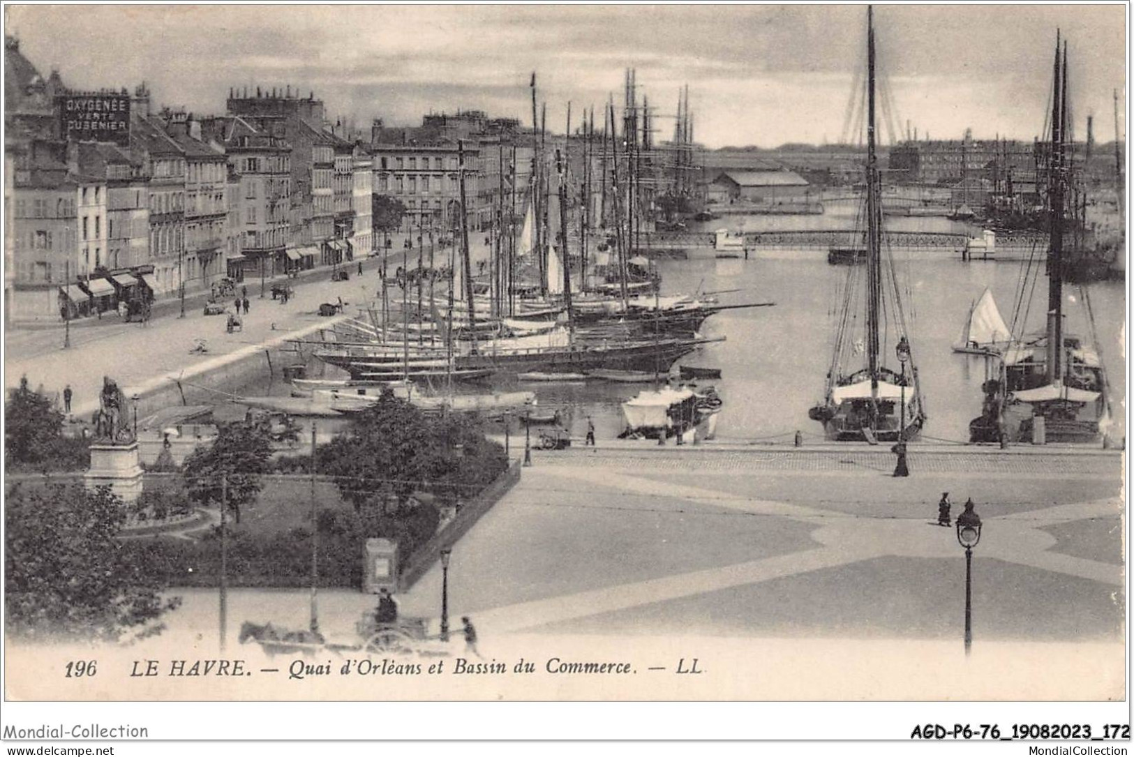 AGDP6-76-0517 - LE HAVRE - Quai D'orléans Et Bassin Du Commerce  - Porto