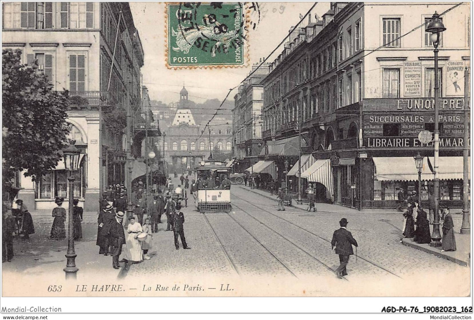 AGDP6-76-0512 - LE HAVRE - La Rue De Paris  - Graville