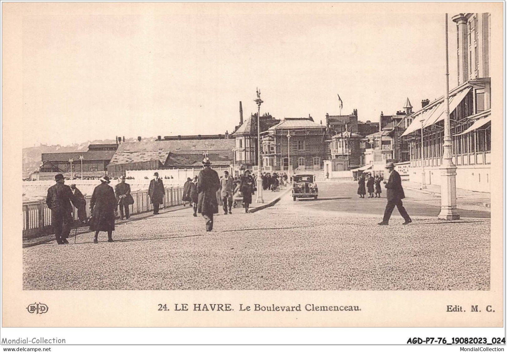 AGDP7-76-0535 - LE HAVRE - Le Boulevard Clemenceau  - Graville