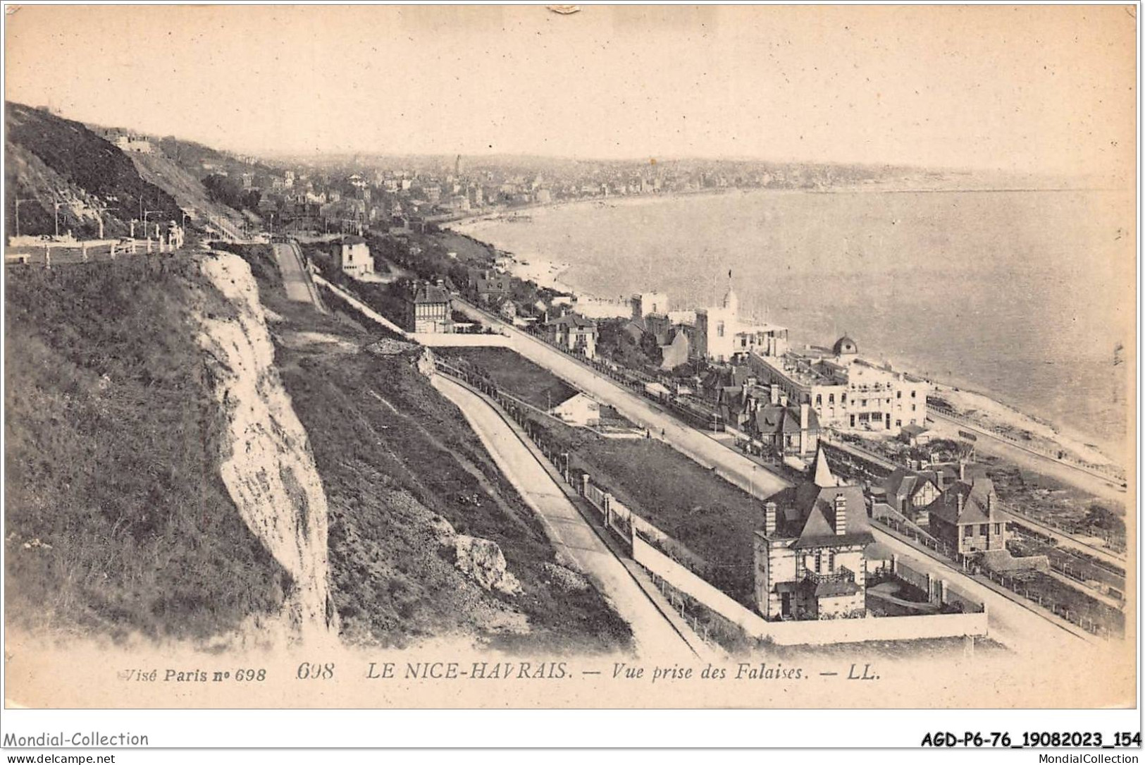 AGDP6-76-0508 - LE NICE-HAVRAIS - Vue Prise Des Falaise  - Sainte Adresse