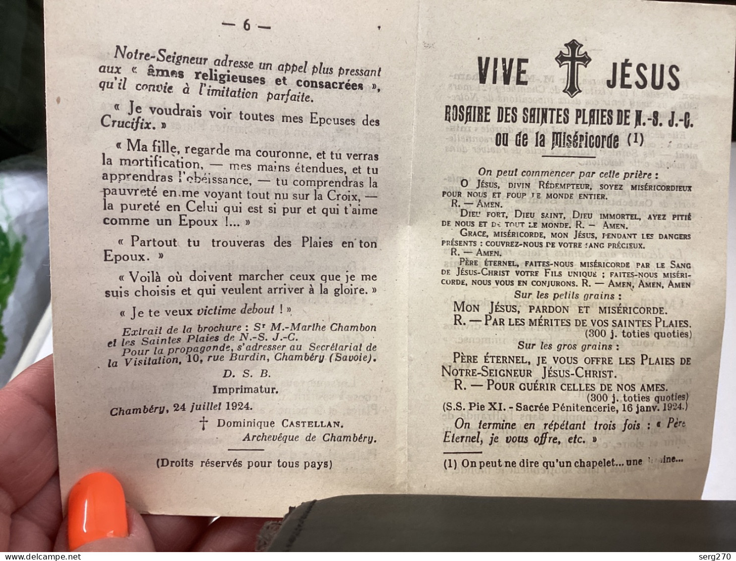 Image Pieuse Et Religieuse Image Religieuse 1900 VIVE ROSAIRE DES SAINTES PLATES DE N.-8. J.-0. Ou De La Miséricorde (1) - Devotion Images