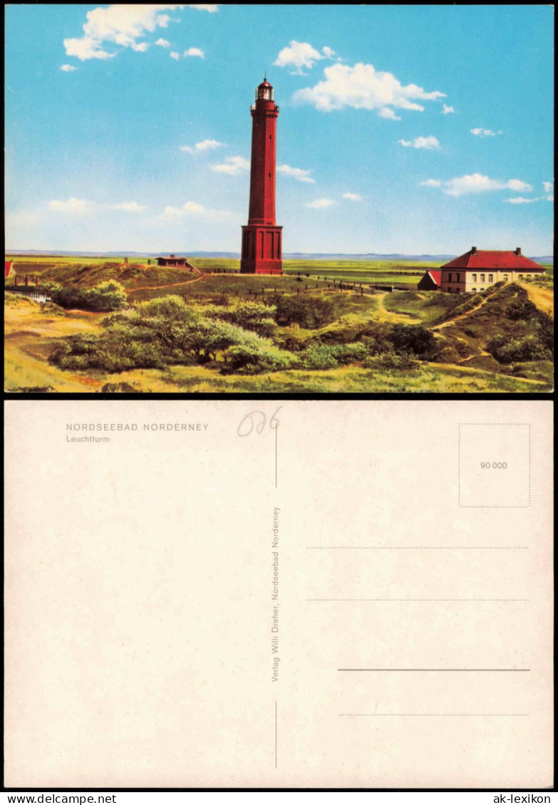 Ansichtskarte Norderney Leuchtturm (Lighthouse) 1960 - Norderney