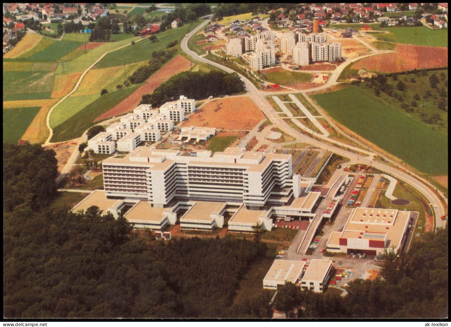 Ansichtskarte Göppingen Luftbild Klinik Am Eichert Vom Flugzeug Aus 1980 - Goeppingen