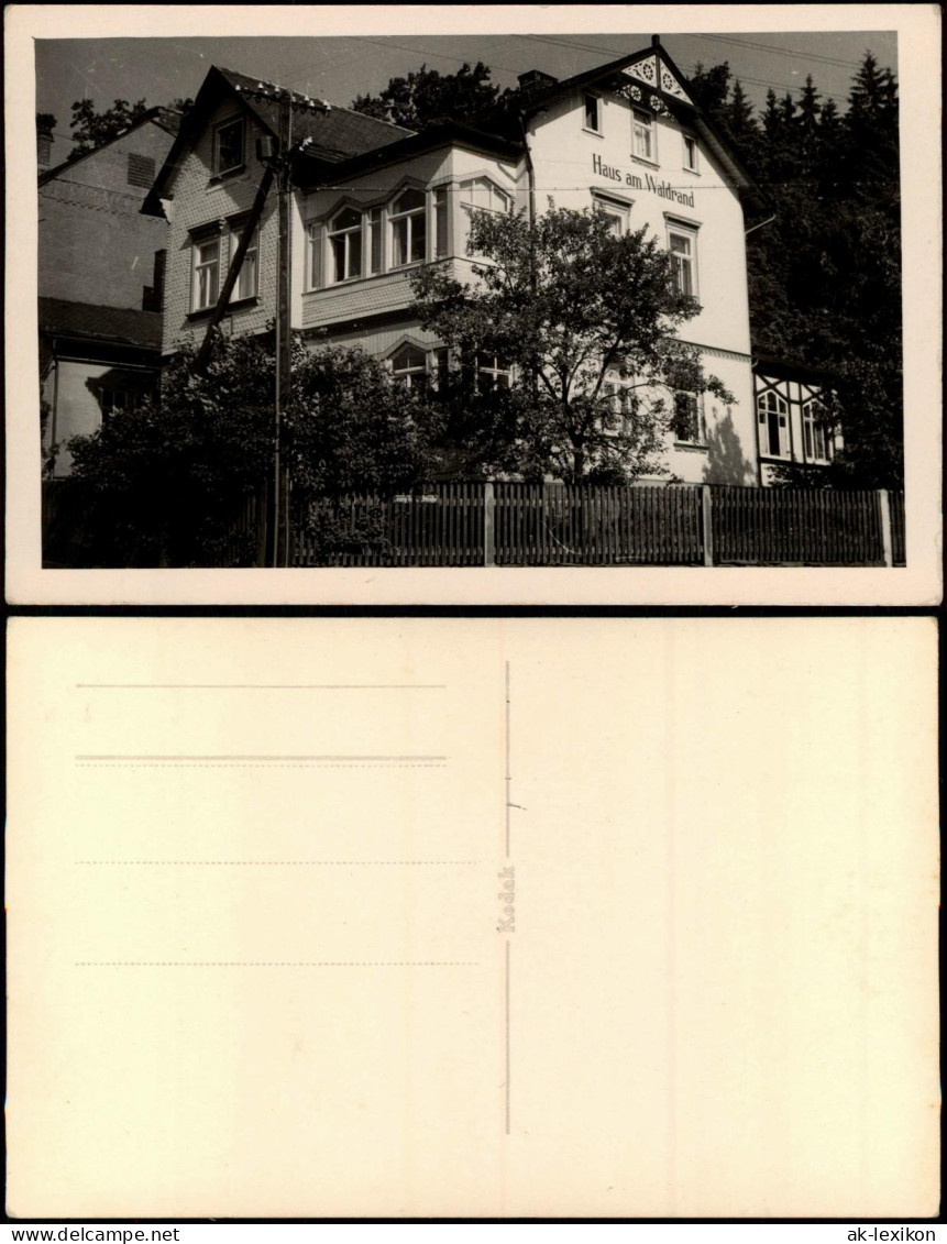 Foto  Haus Villa Am Waldrand 1938 Privatfoto Foto - A Identifier