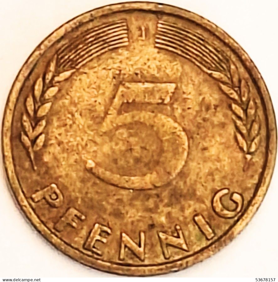 Germany Federal Republic - 5 Pfennig 1949 J, KM# 102 (#4557) - 5 Pfennig