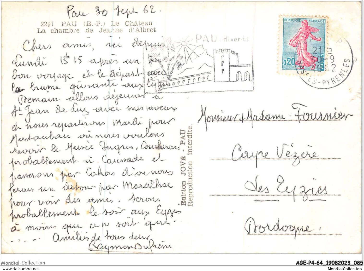 AGEP4-64-0356 - PAU - Le Château - La Chambre De Jeanne D'albret - Pau