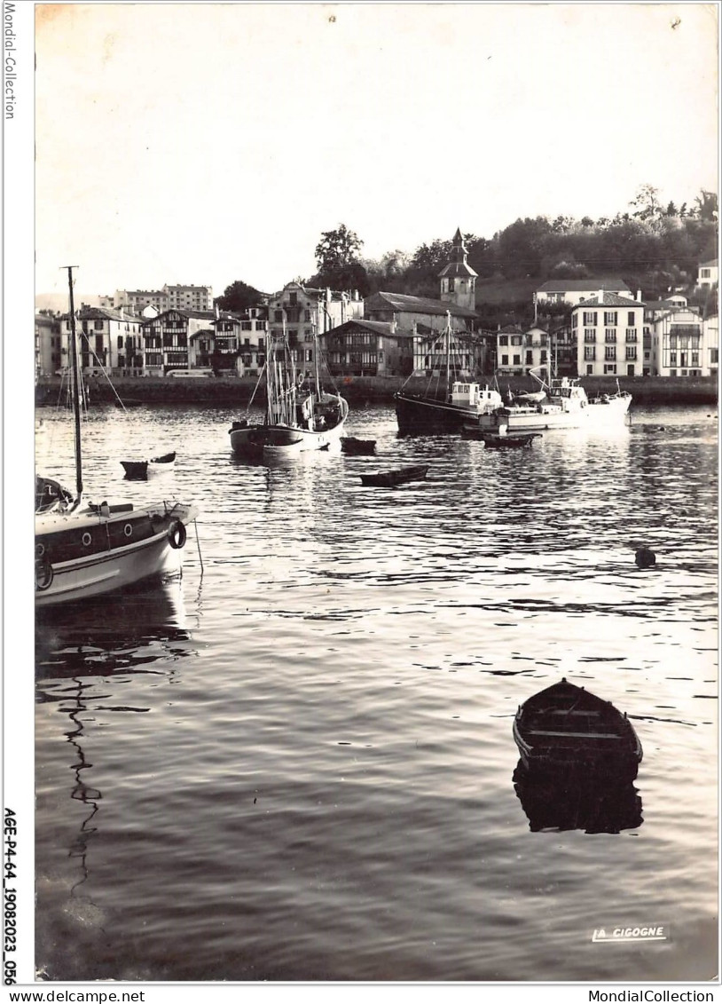 AGEP4-64-0342 - La Côte Basque - Le Quai Maurice Ravel Et L'église De - CIBOURE - Ciboure