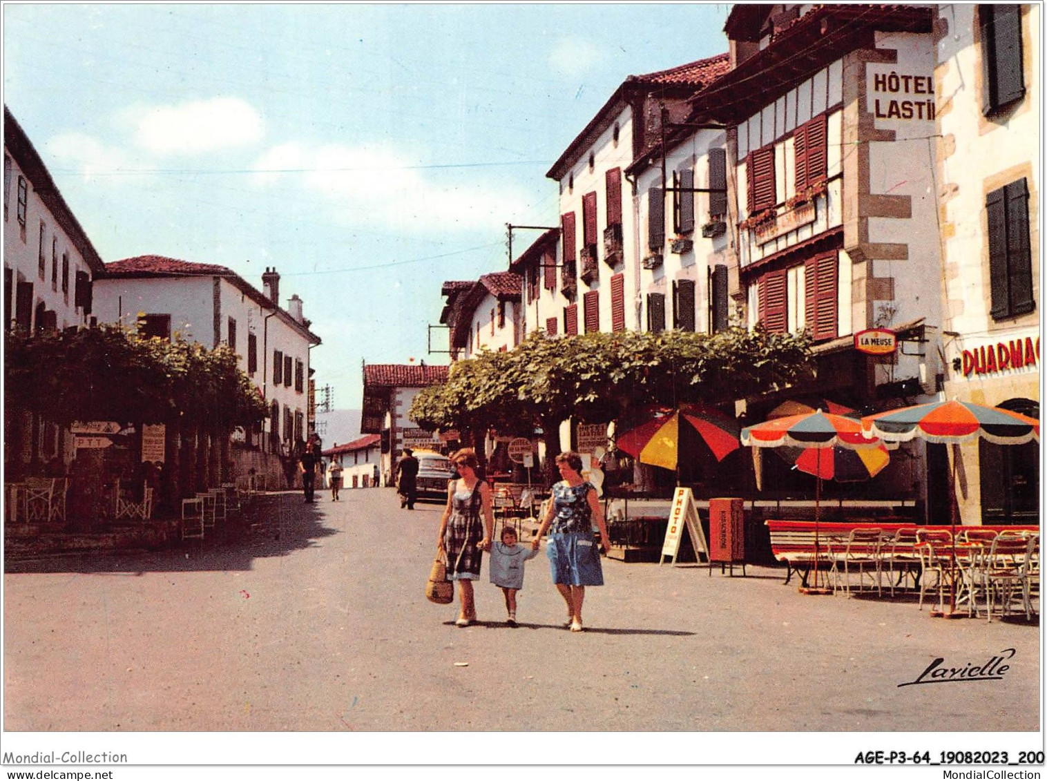 AGEP3-64-0293 - SARE - Basses-pyrénées - Vue Du Centre - Sare