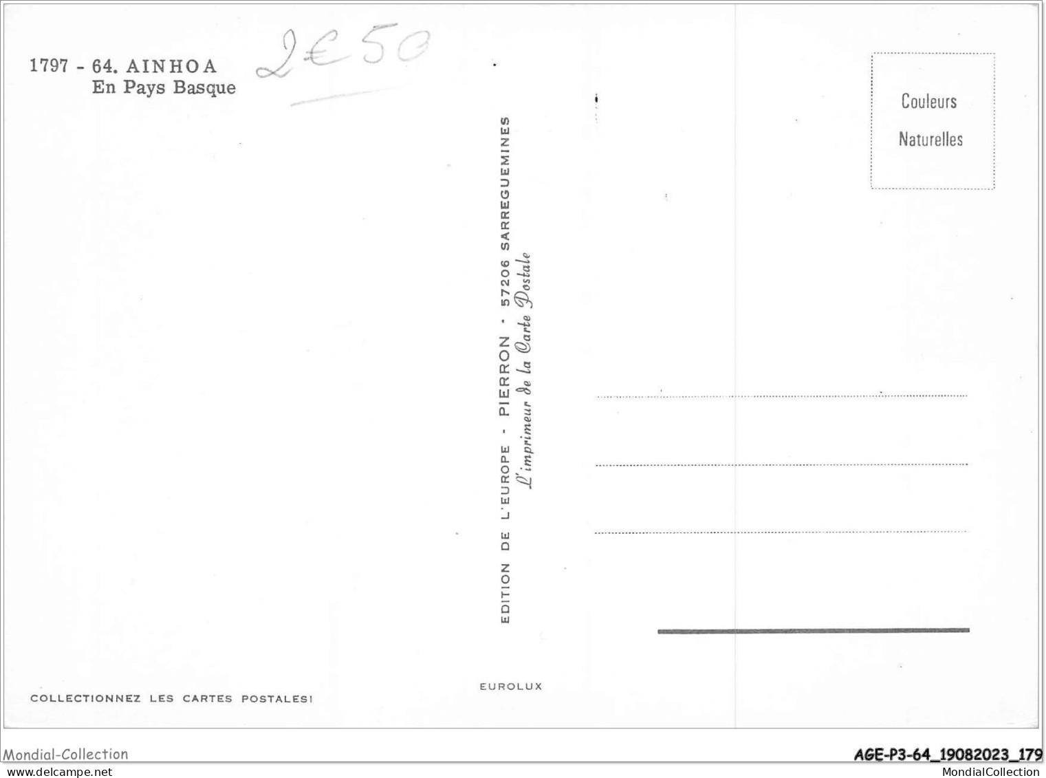 AGEP3-64-0282 - AÏNHOA - En Pays Basque - Ainhoa