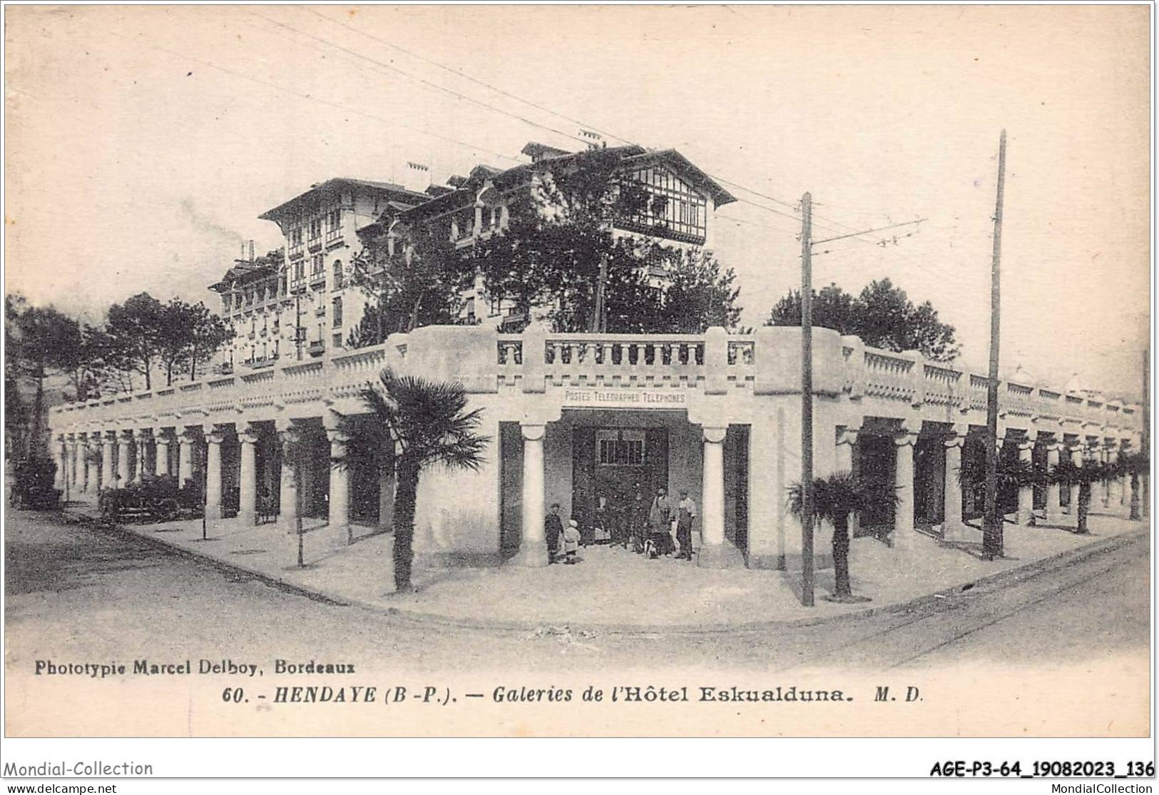 AGEP3-64-0261 - HENDAYE - Galeries De L'hôtel Eskualduna - Hendaye