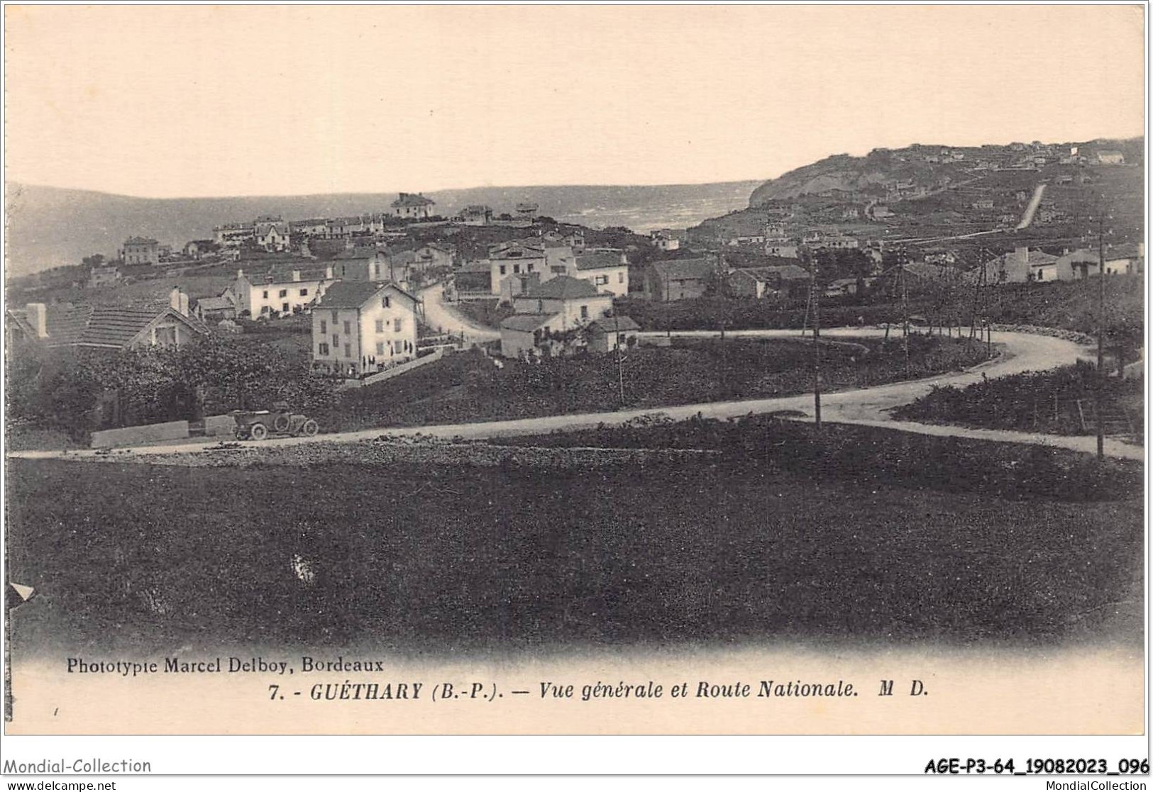 AGEP3-64-0241 - GUETHARY - Vue Générale Et Route Nationale - Guethary