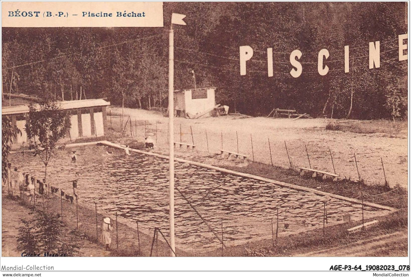 AGEP3-64-0232 - BEOST - Basses-pyrénées - Piscine Béchat - Autres & Non Classés