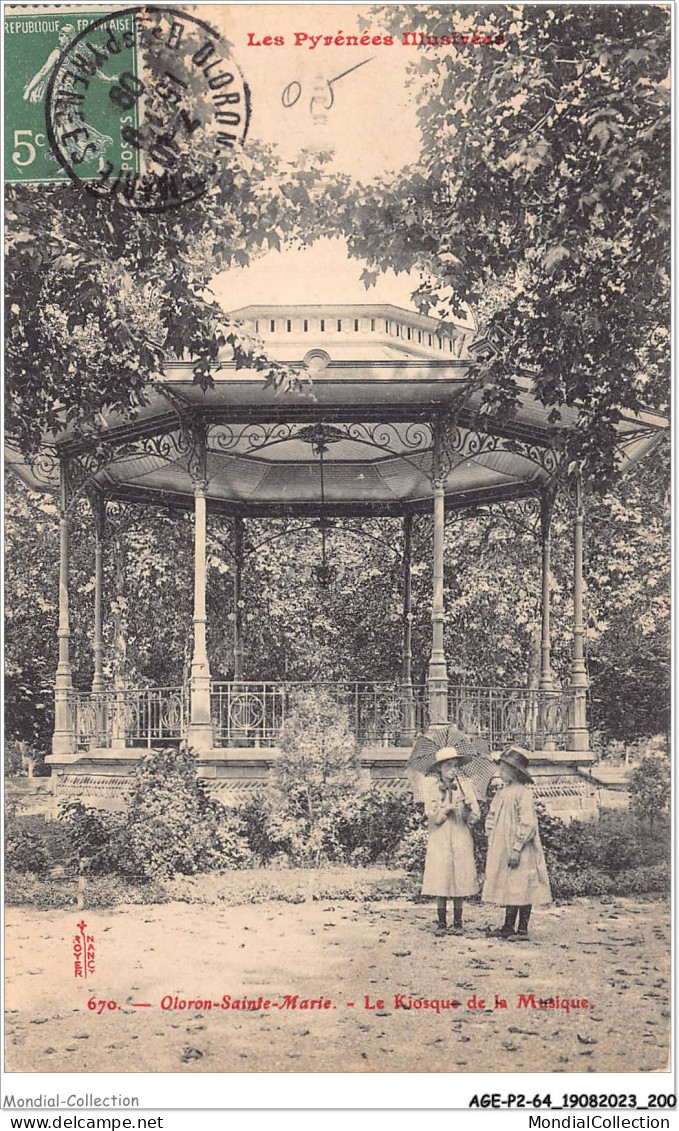 AGEP2-64-0187 - Les Pyrénées Illustrées - OLORON-SAINTE-MARIE - Le Kiosque De La Musique - Oloron Sainte Marie