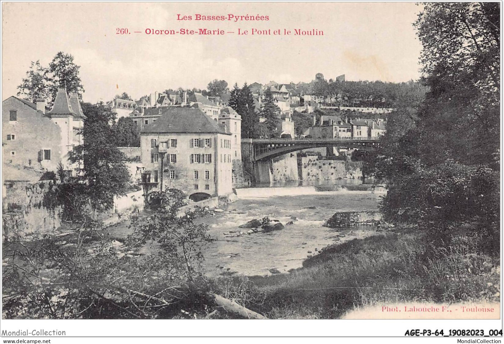 AGEP3-64-0195 - Les Basses-pyrénées - OLORON-STE-MARIE - Le Pont Et Le Moulin - Oloron Sainte Marie