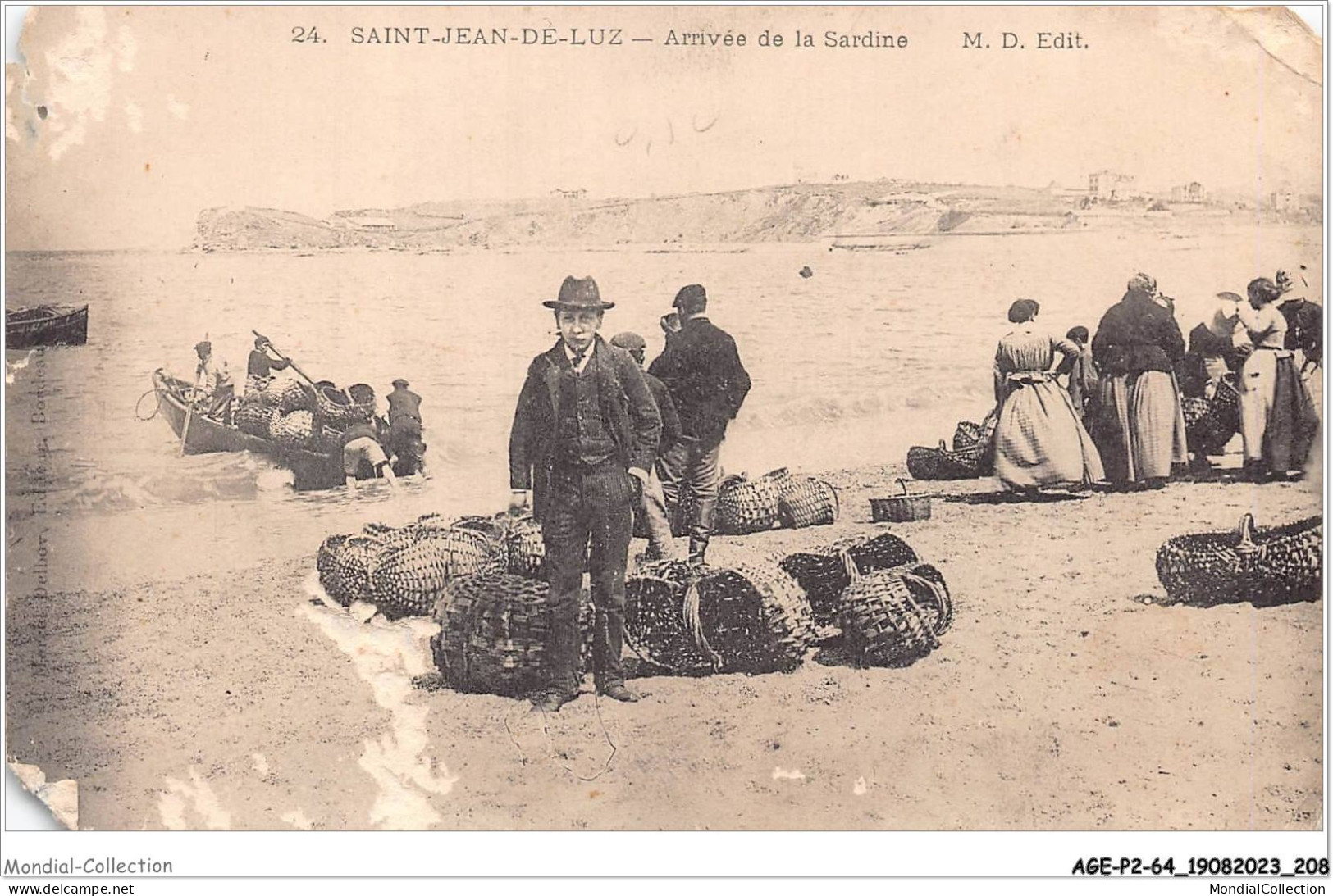 AGEP2-64-0191 - SAINT-JEAN-DE-LUZ - Arrivée De La Sardine VOIR ETAT - Saint Jean De Luz