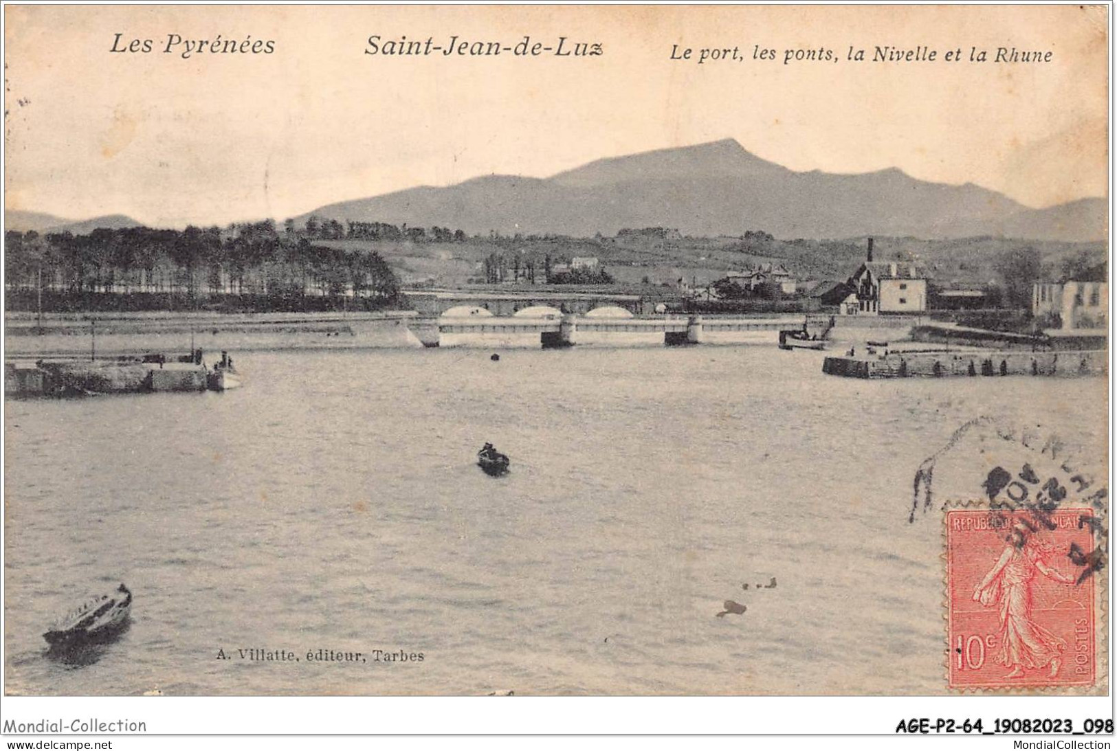AGEP2-64-0136 - Les Pyrénées - SAINT-JEAN-DE-LUZ - Le Port - Les Ponts - La Nivelle Et La Rhune - Saint Jean De Luz