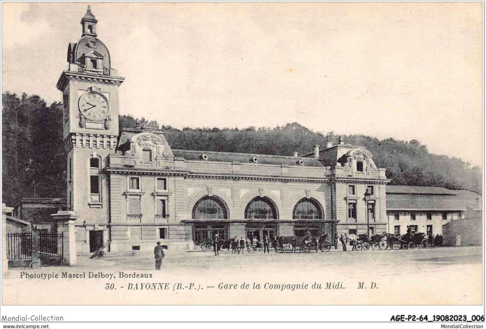 AGEP2-64-0090 - BAYONNE - Gare De La Compagnie Du Midi - Bayonne