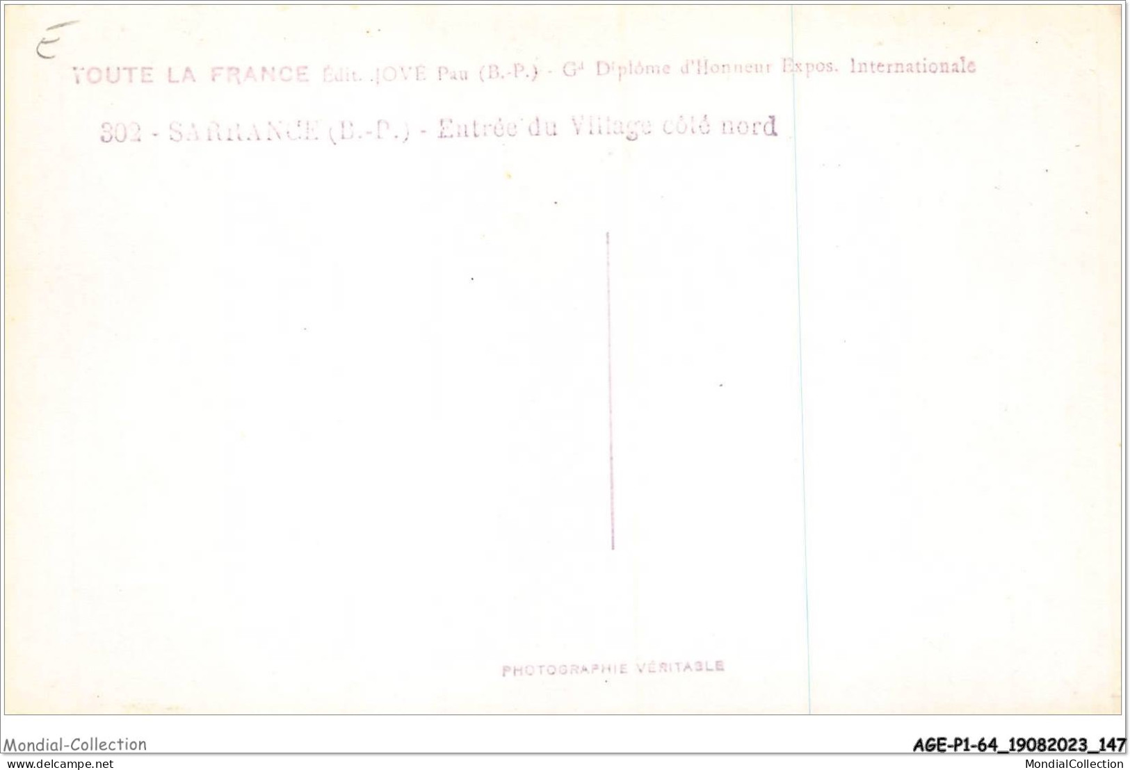 AGEP1-64-0074 - Toute La France - SARRANCE - Entrée Du Village Côté Nord - Oloron Sainte Marie