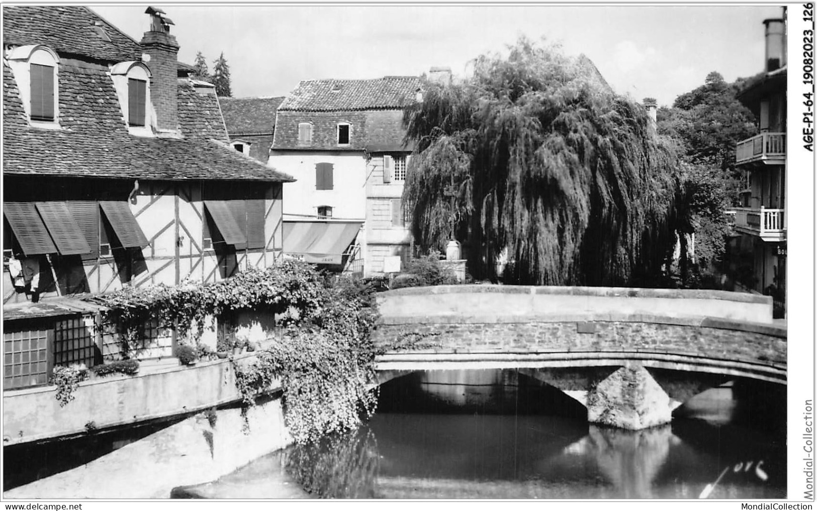 AGEP1-64-0064 - SALIES-DE-BEARN - Vieux Pont Sur Le Saleys - Salies De Bearn