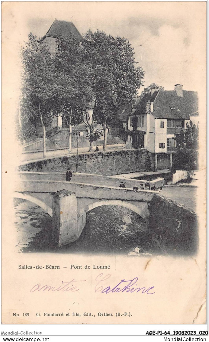 AGEP1-64-0011 - SALIES-DE-BEARN - Pont De Loumé - Salies De Bearn