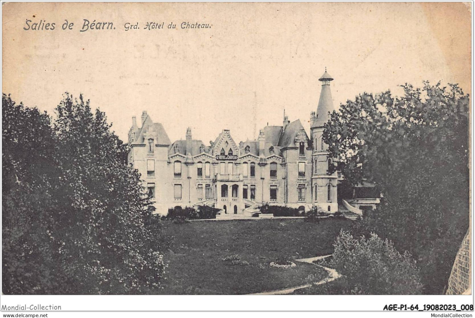 AGEP1-64-0005 - SALIES-DE-BEARN - Grd - Hôtel Du Château - Salies De Bearn