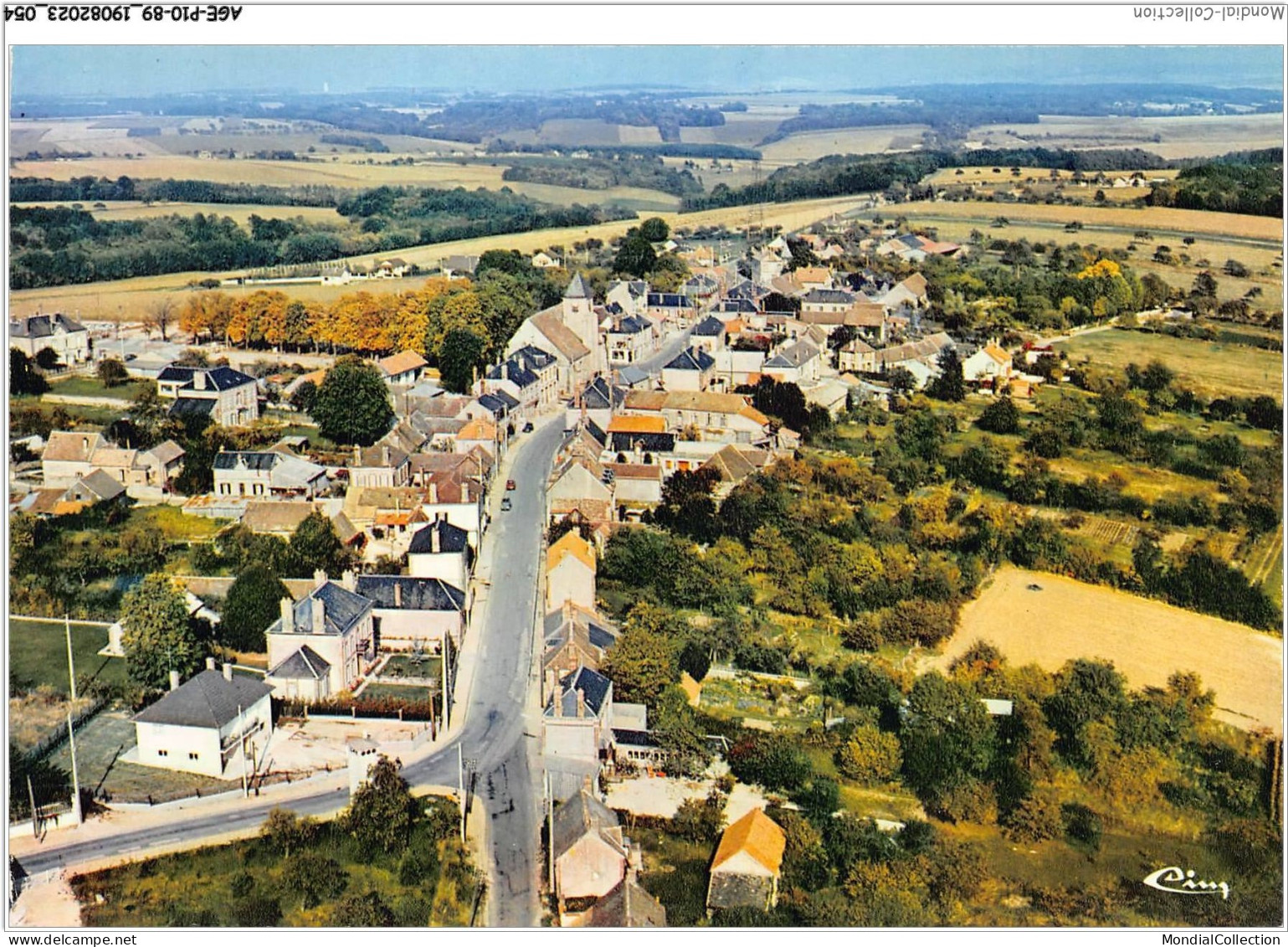 AGEP10-89-0909 - EGRISELLES-le-BOCAGE - Yonne - Vue Générale Aérienne - Egriselles Le Bocage