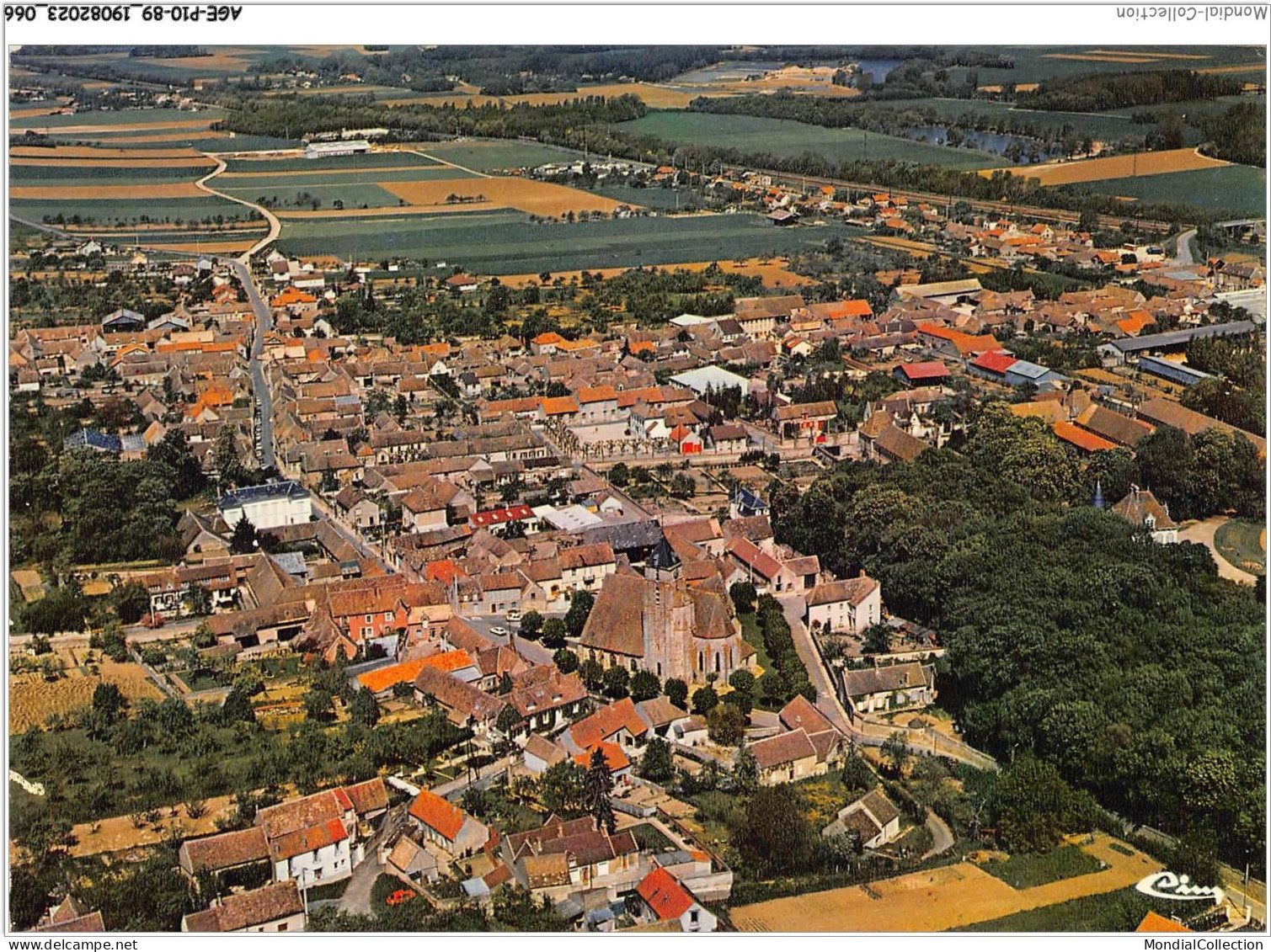 AGEP10-89-0915 - CHAMPIGNY - Yonne - Vue Générale Aérienne - Champigny