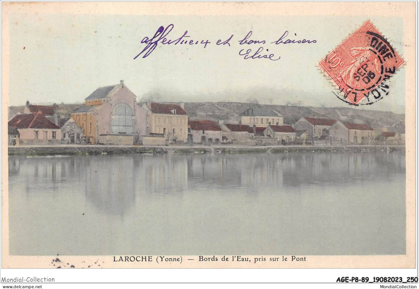 AGEP8-89-0810 - LAROCHE - Yonne - Bords De L'eau - Pris Sur Le Pont - Laroche Saint Cydroine