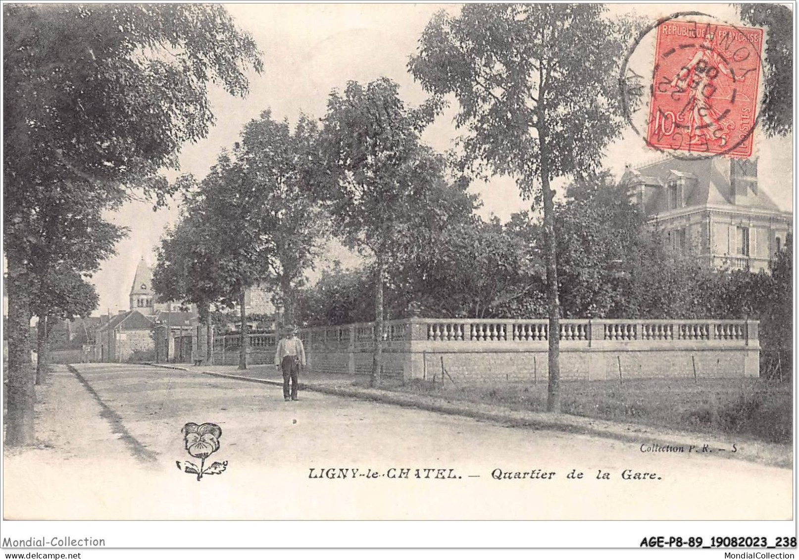 AGEP8-89-0804 - LIGNY-LE-CHATEL - Quartier De La Gare - Ligny Le Chatel