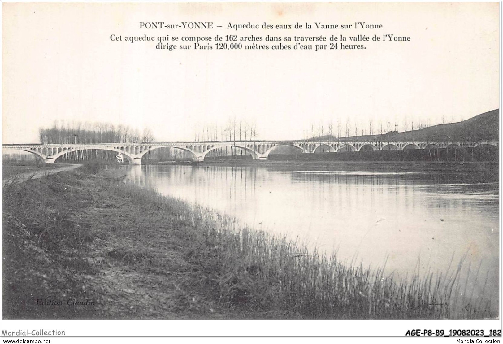 AGEP8-89-0776 - PONT-sur-YONNE - Aqueduc Des Eaux De La Vanne Sur L'yonne - Pont Sur Yonne