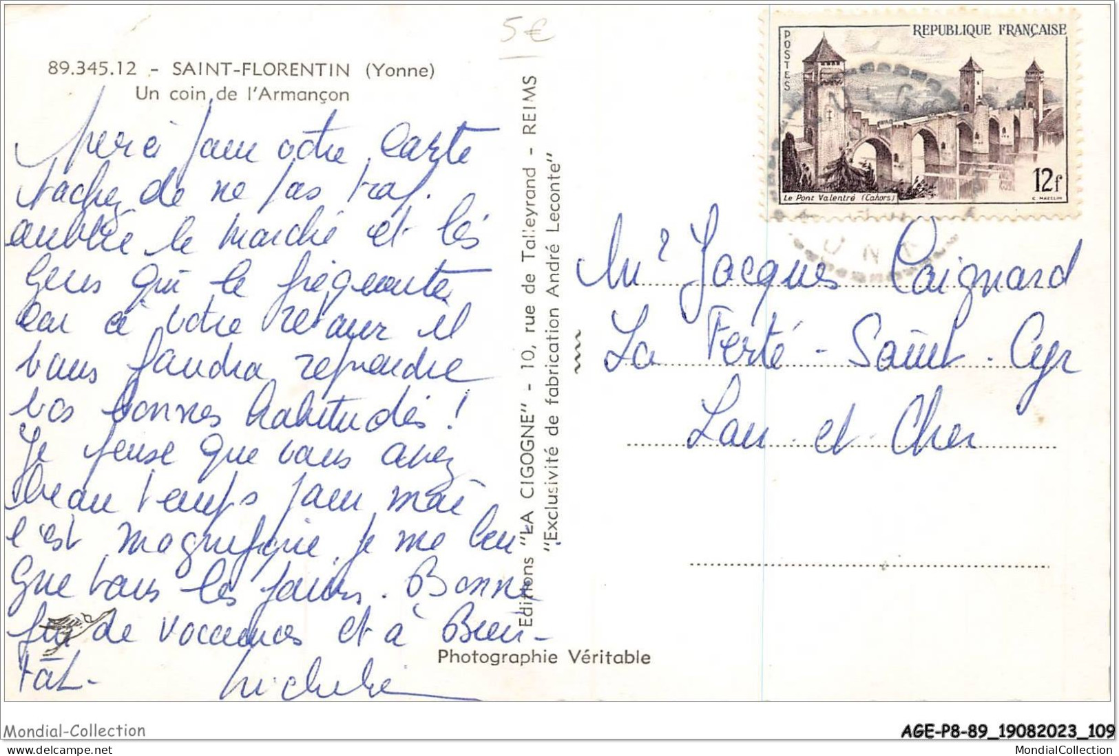 AGEP8-89-0739 - SAINT-FLORENTIN - Yonne - Un Coin De L'armançon - Saint Florentin