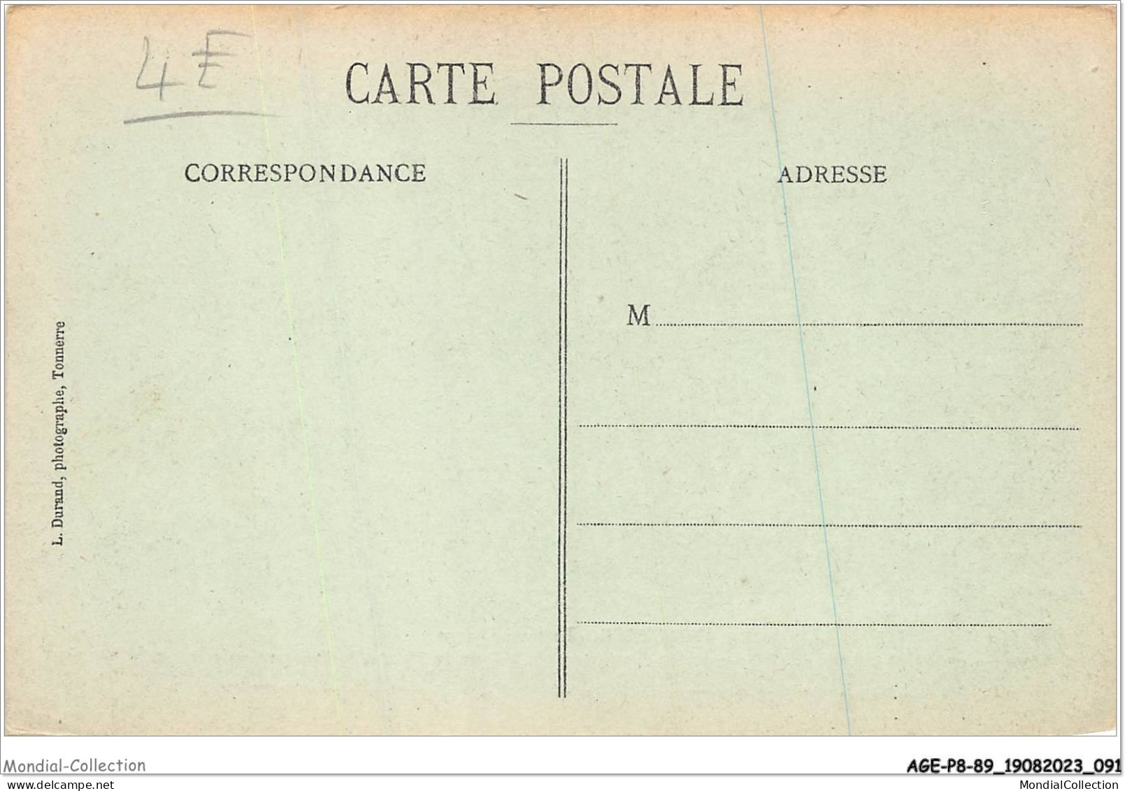 AGEP8-89-0730 - TONNERRE - La Fosse Dionne - Tonnerre