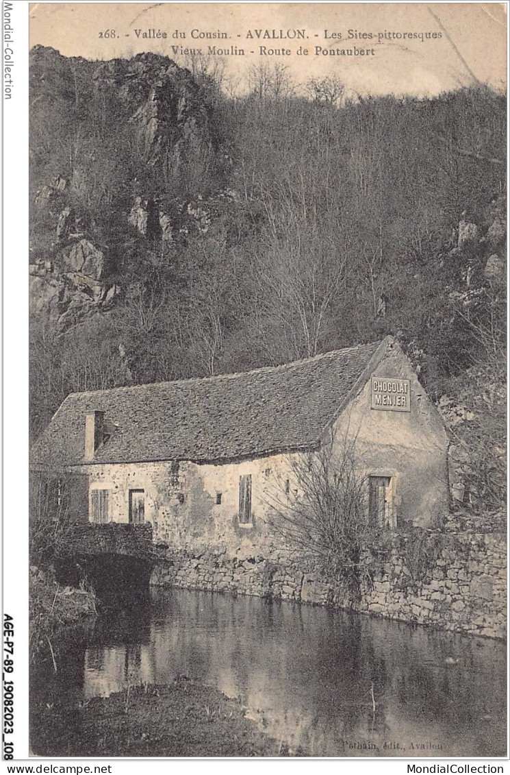 AGEP7-89-0635 - Vallée Du Cousin - AVALLON - Les Sites-pittoresques - Vieux Moulin - Route De Pontaubert - Avallon