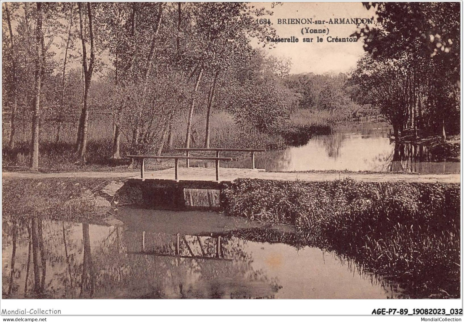 AGEP7-89-0597 - BRIENON-sur-ARMANCON - Yonne - Passerelle Sur Le Créanton - Brienon Sur Armancon