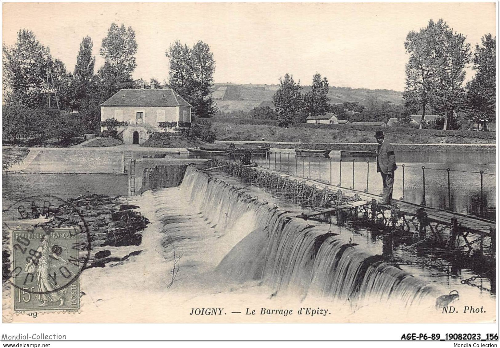 AGEP6-89-0559 - JOIGNY - Le Barrage D'epizy - Joigny