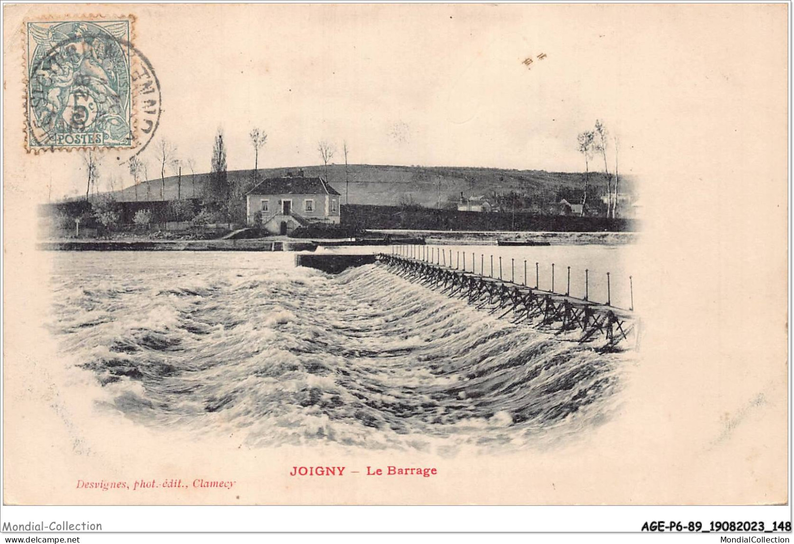 AGEP6-89-0555 - JOIGNY - Le Barrage - Joigny